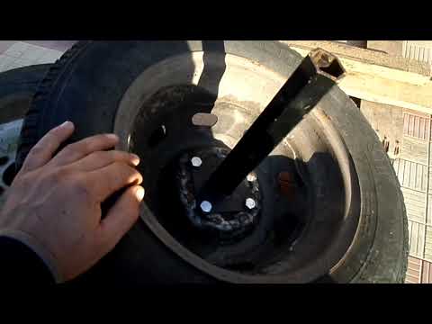 Видео: Жигулевские колеса на мотоблок.