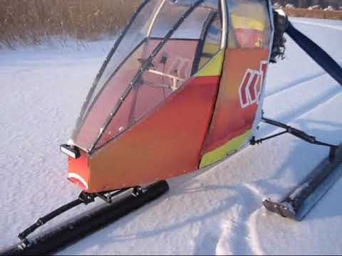 Видео: Аэросани "БиСер". Замер скорости.