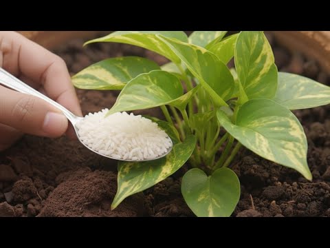 Видео: Добавьте 1 ложку к любому растению — оно мгновенно начнет расти!