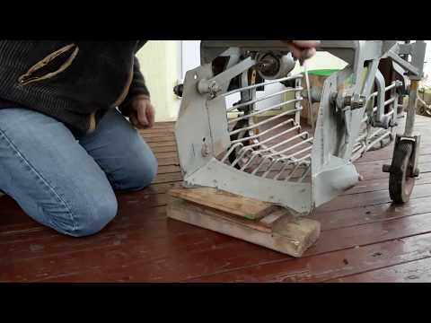Видео: Грохотная картофелекопалка(размеры)