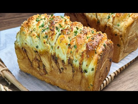 Видео: Легкий хлеб с зеленым луком — мягкий, вкусный и идеальный для новичков!