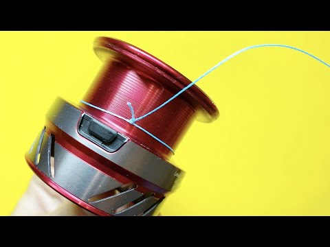 Видео: Ты должен знать эти рыболовные узлы. Топ 6 как привязать леску к катушке
