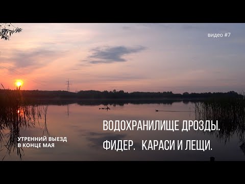 Видео: Водохранилище Дрозды. Фидер. Караси и лещи