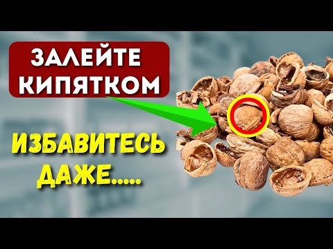 Видео: НЕ Мусор, а Лекарство на ВЕСЬ ЗОЛОТА! Как ПРАВИЛЬНО Использовать скорлупу Грецких Орехов