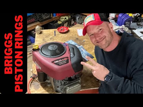 Видео: Замена поршневых колец Briggs and Stratton