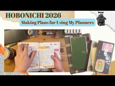 Видео: Подготовка к Hobonichi 2026 | Составление плана для моих планировщиков