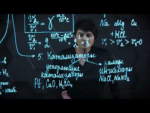 Видео: Факторы, влияющие на скорость химической реакции. 9 класс.