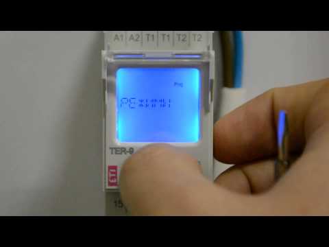Видео: TER-9 Программирование цифрового термостата