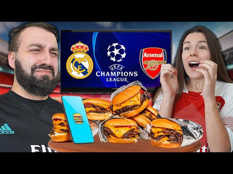 Видео: Реакция на РЕАЛ МАДРИД vs АРСЕНАЛ и БИСТ БУРГЕРЫ!