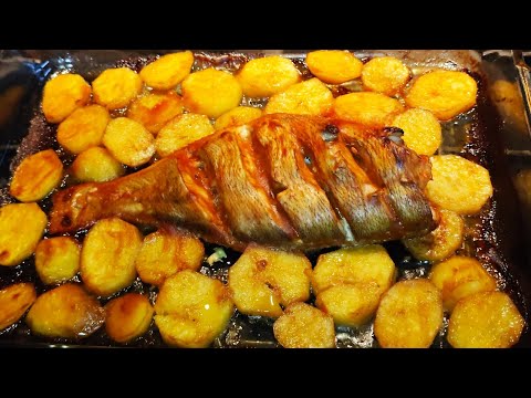 Видео: ЗАПЕЧЕННЫЙ МОРСКОЙ ОКУНЬ В ДУХОВКЕ С КАРТОШКОЙ