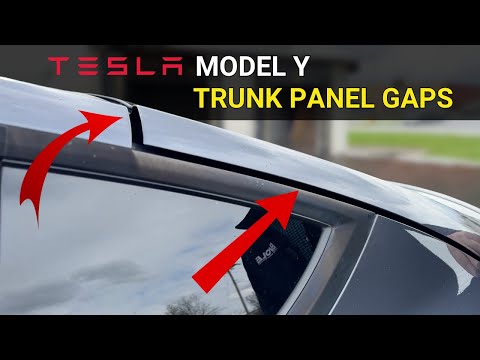 Видео: Зазоры в багажнике Tesla Model Y — причины и решения