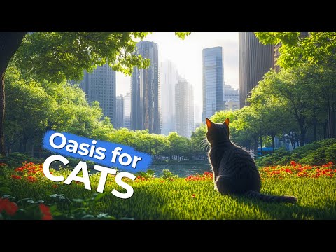 Видео: Кошки в Стамбульских парках 🌳 -  Зеленый оазис для бродячих котов🐱🐈 | Фильм о кошках 4K