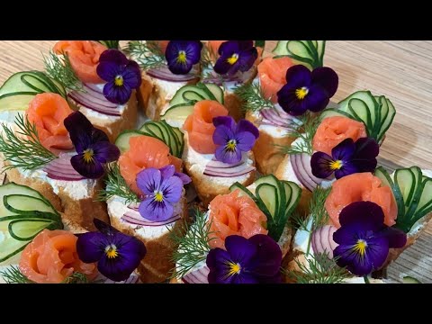 Видео: ОЧЕНЬ КРАСИВЫЕ и ВКУСНЫЕ ЗАКУСКИ на ПРАЗДНИЧНЫЙ СТОЛ! Красная рыба и сыр!