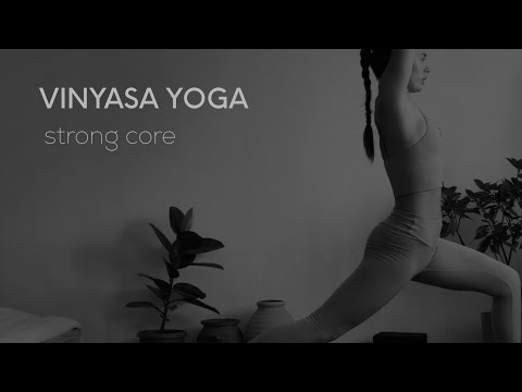 Видео: 40 min Vinyasa | strong core | Виньяса йога на 40 мин | Сила кора