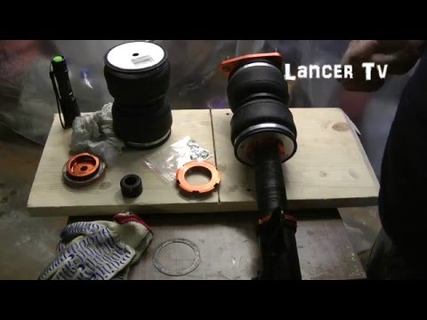 Видео: пневматическая подвеска coilover Lancer.