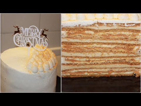 Видео: Медовик "Карамельное трио" / карамельные коржи и мусс + взбитая карамель /