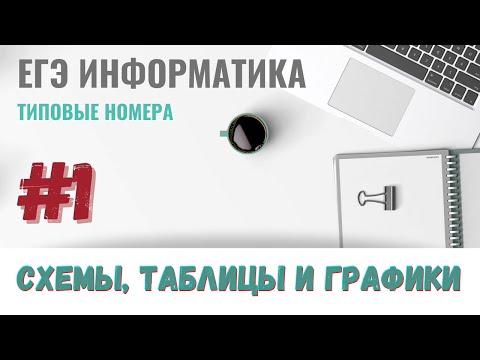 Видео: Разбор задания 1 (4 задачи) | Схемы, таблицы и графы | ЕГЭ Информатика 2022