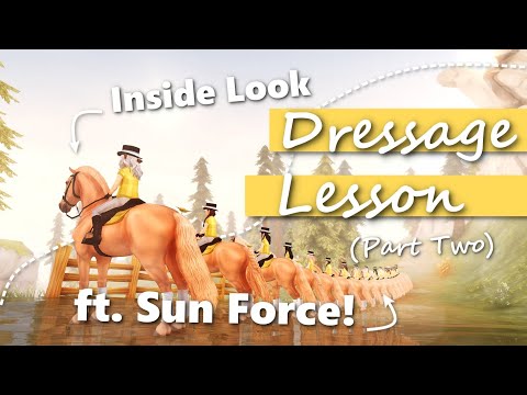 Видео: Урок выездки Sun Force 🎩 (часть вторая!) — Star Stable