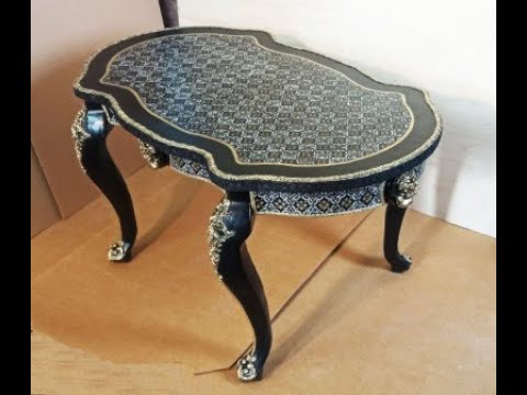 Видео: ШОК!!! Красота за копейки!!! Столик из картона!Презентация нового МК!