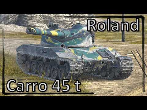 Видео: Carro 45 t, B-C 25 t Roland | Реплеи | WoT Blitz | Tanks Blitz