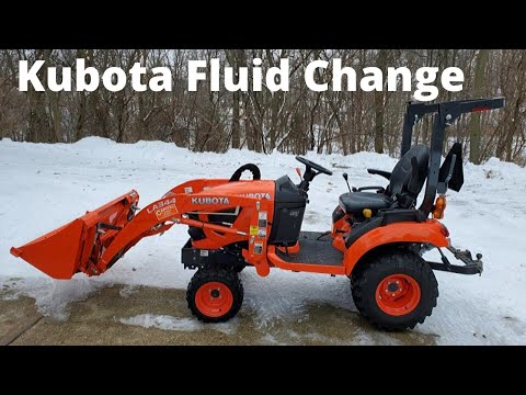 Видео: Kubota BX2380 50-часовое обслуживание