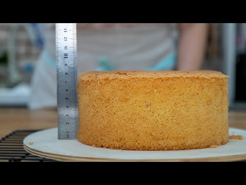 Видео: ПРОСТОЙ Шифоновый БИСКВИТ. Получается всегда - Я - ТОРТодел!