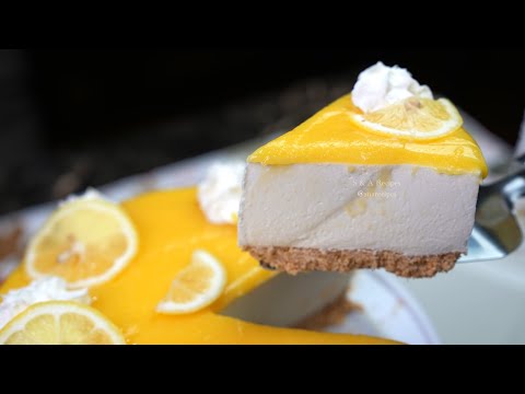 Видео: No-Bake Lemon Cheesecake | Лимонный чизкейк без выпечки