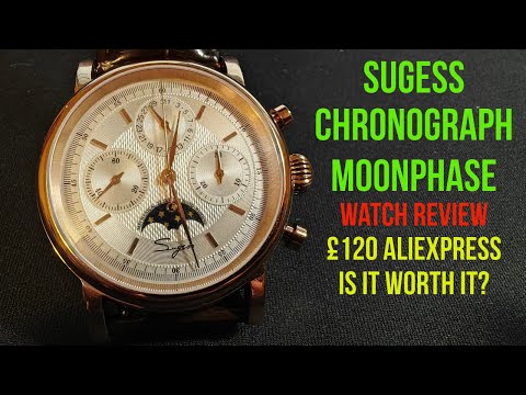 Видео: Sugess Pilot Chronograph Moonphase — стоит ли он 120 фунтов стерлингов? Полный обзор часов и расп...