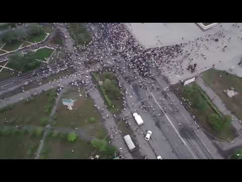 Видео: Братск День металлурга 20.07.24 с высоты Валерия