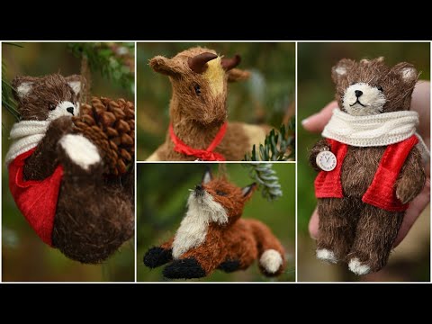 Видео: Елочные игрушки из фольги и колготок/ Стильный новогодний декор из натуральных материалов