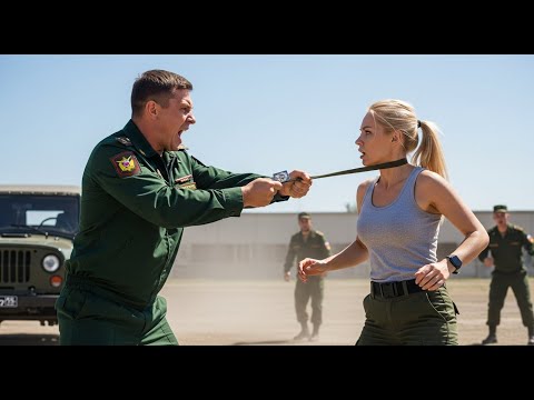 Видео: Сержант сорвал с женщины жетон — не знал, что он принадлежал ГЕНЕРАЛУ.