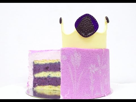 Видео: Муссовый торт Лаванда Черника / Mousse Cake Lavender Blueberry