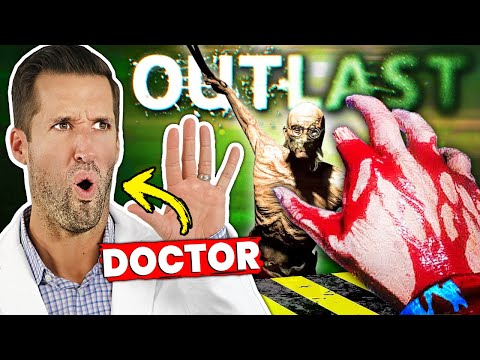 Видео: ВРАЧ смотрит самые страшные травмы из Outlast