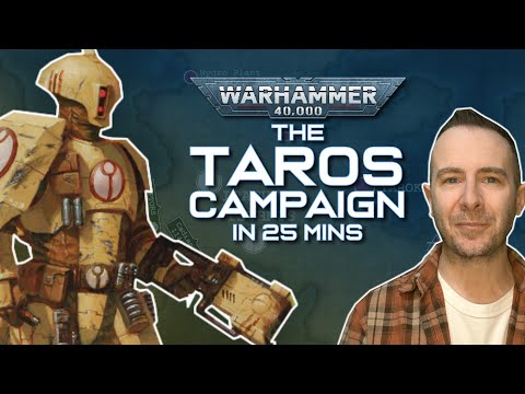 Видео: КАМПАНИЯ ТАРОСА за 25 минут с движущимися картами! | История Warhammer 40k
