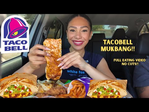 Видео: TACOBELL MUKBANG🌮❤️ Полное видео поедания / Без монтажа!