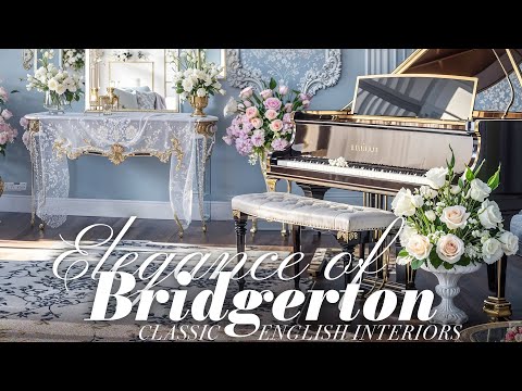 Видео: Bridgerton Elegance: станьте свидетелем возрождения классических английских интерьеров 🏰✨