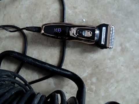 Видео: Машинка-триммер Geemy GM-595,распаковка,обзор.