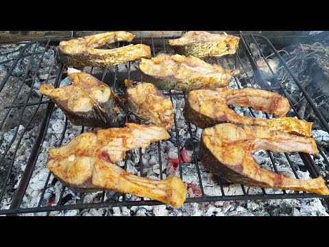 Видео: Толстолобик на углях. Вкусно,просто,бютжетно.