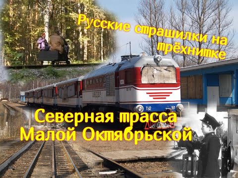 Видео: Северная трасса Малой Октябрьской железной дороги. Children's railway in St. Petersburg