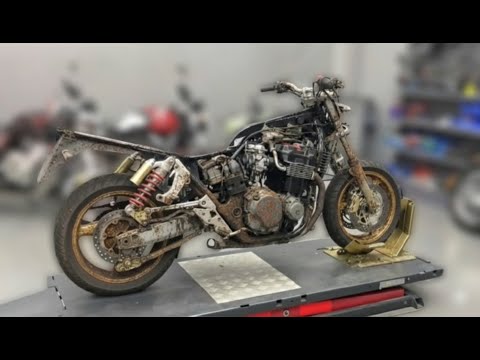 Видео: Полная реставрация Honda CB1300 — от ржавчины до готовой к дорогам легенды