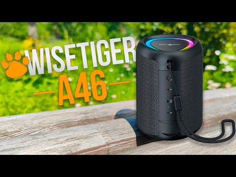 Видео: ЛУЧШАЯ ДЕШЁВАЯ Колонка WISETIGER A46 ВСЕГО ЗА 1000 РУБЛЕЙ с RGB Подсветкой и Защитой от Воды!