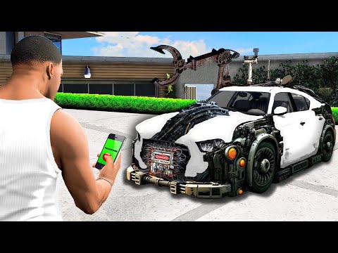 Видео: ФРАНКЛИН КӨЛІГІ РОБОТҚА АЙНАЛДЫ (GTA V)