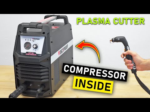 Видео: Мощный плазменный резак (со встроенным воздушным компрессором) - DECAPOWER CUT-65KZ