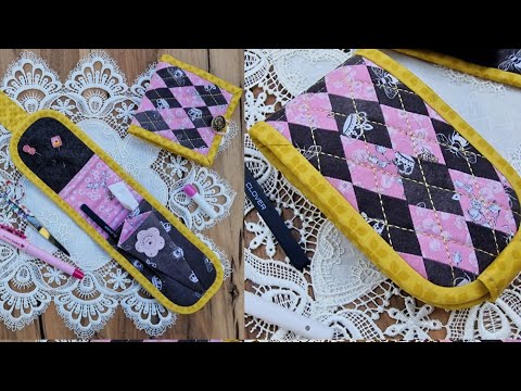 Видео: 341. МК "Чехол- органайзер для ножниц"