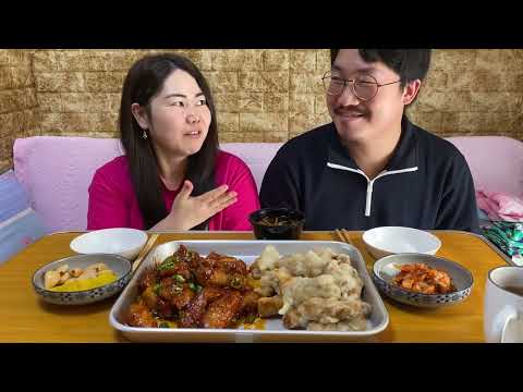 Видео: Mukbang/Тансуюк/탕수육/Новый Суан/