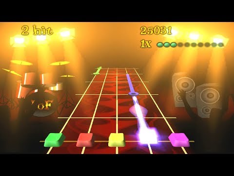 Видео: Frets on Fire v1.2.451 (игра для Windows 2006)