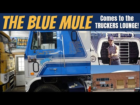 Видео: Бескапотный Ford WT9000 «BLUE MULE» — киногрузовик в TRUCKERS LOUNGE 2025