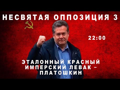 Видео: НЕСВЯТАЯ ОППОЗИЦИЯ-3. ЭТАЛОННЫЙ КРАСНЫЙ ИМПЕРСКИЙ ЛЕВАК – ПЛАТОШКИН