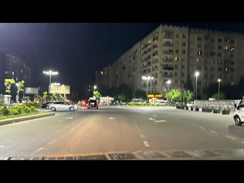 Видео: Рустави. Вечерний город. Много света и интересных мест. Прогулка по широким проспектам.