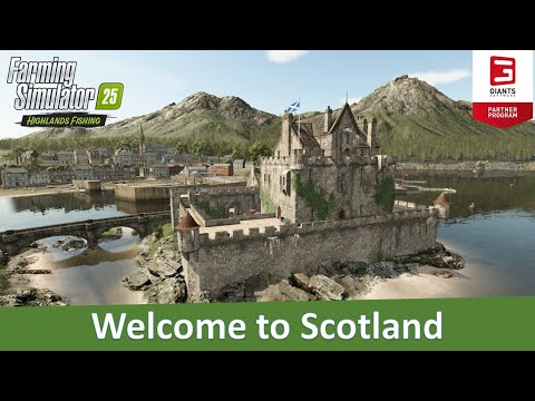 Видео: FS 25 Highlands Fishing - Часть 1. Обзор карты Kinlaig
